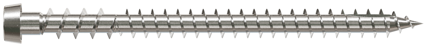 Simpson Strong-Tie DCU234P316 Deck-Drive™ DCU COMPOSITE Screw — #10 x 2-3/4 in. T20, Type 316 (350-Qty) (Pack of 6)
