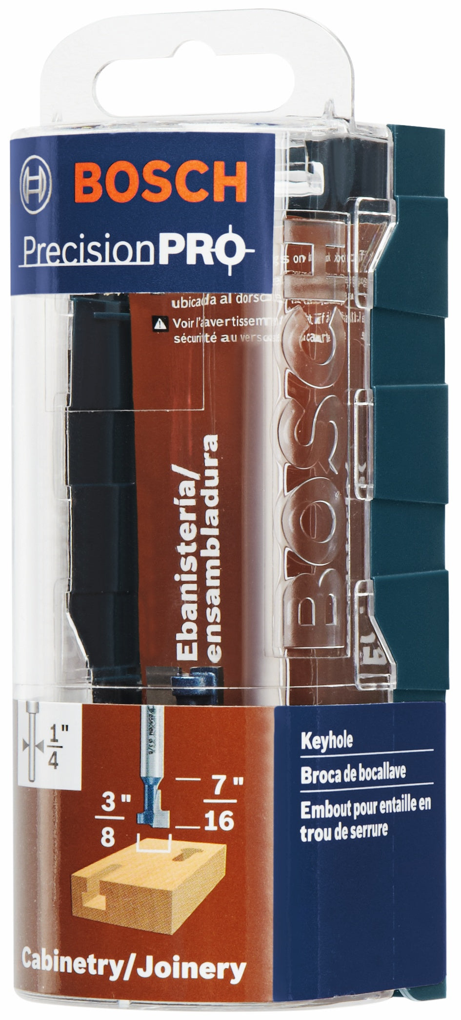 BOSCH 85608MC 3/8 In. Carbide-Tipped Keyhole Router Bit