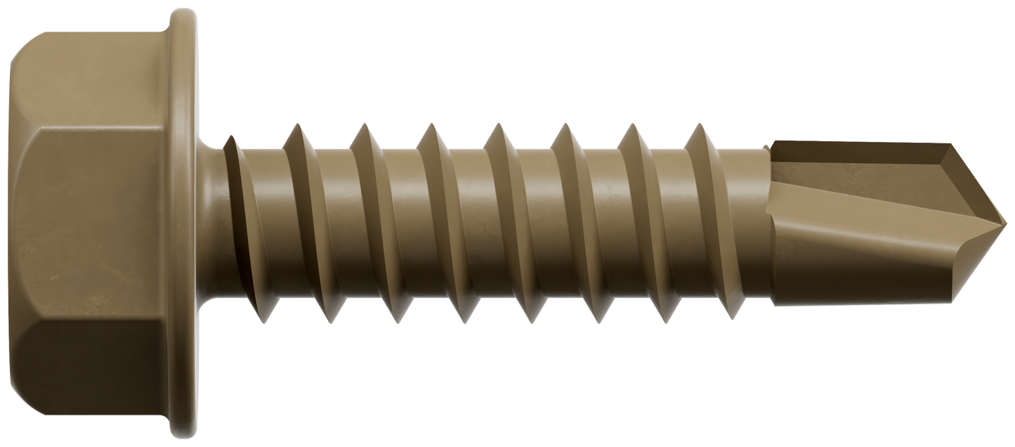 Simpson Strong-Tie XEQ34B1016C Strong-Drive® XE EXTERIOR STRUCTURAL METAL Screw — #10 x 3/4 in. 5/16 Hex (100-Qty)
