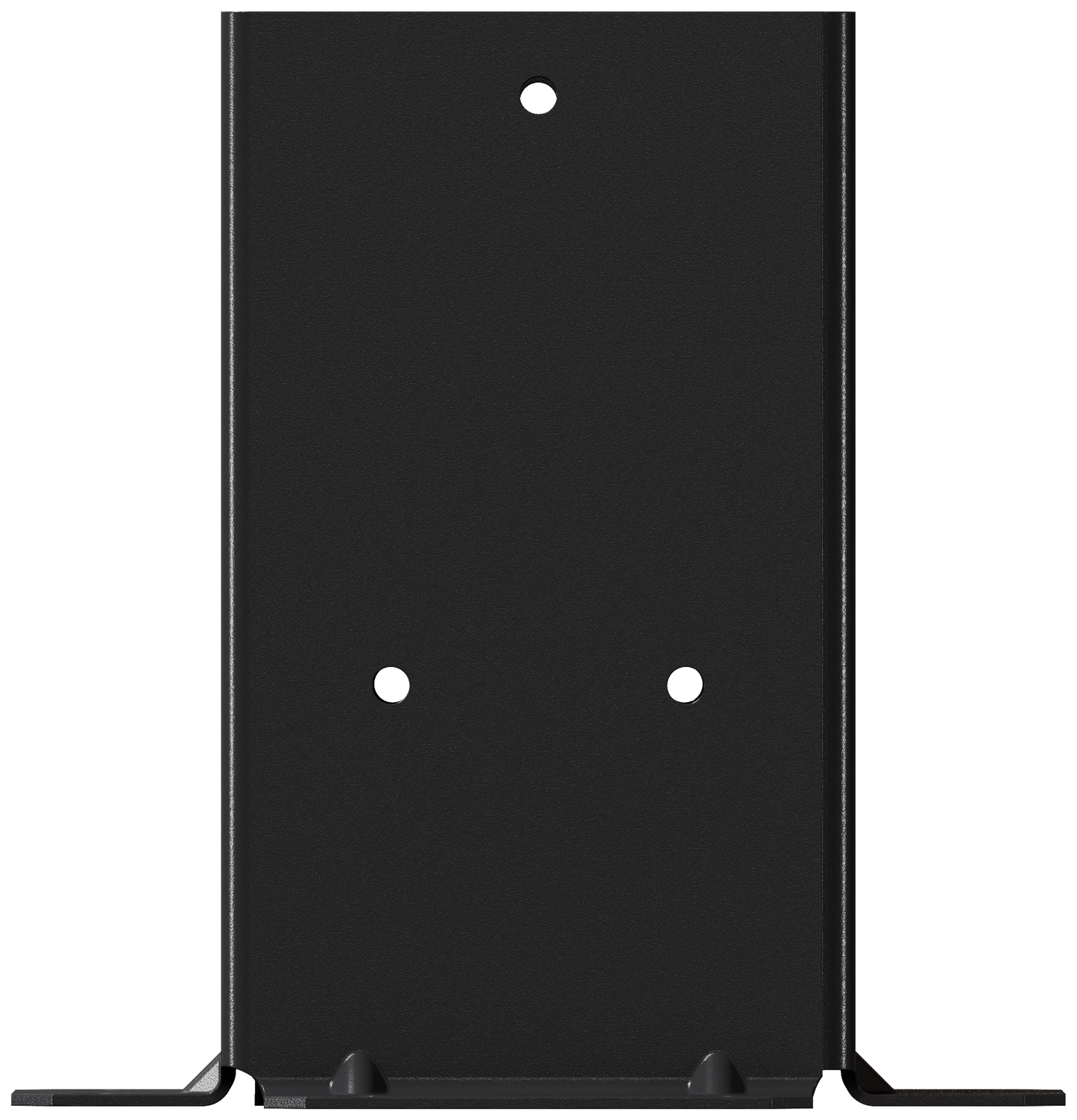 Simpson Strong-Tie SAGE-B44-KT2 Outdoor Accents® Sage System™ Black Powder-Coated Post Base for 4x4 with Screws (2-Qty)