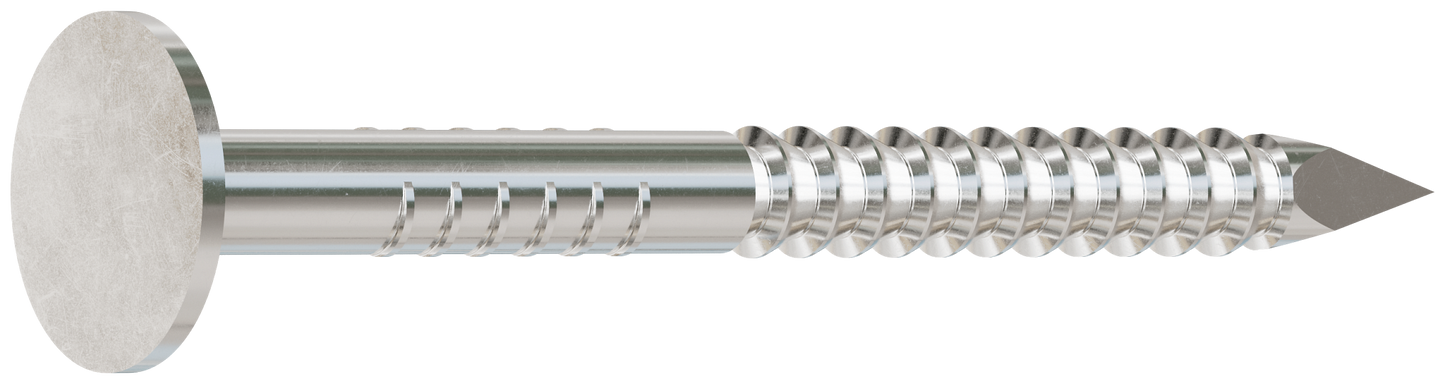 Simpson Strong-Tie S510ARN5 Roofing Nail, Annular Ring Shank — 1-3/4-in. x .131-in. Type 304 Stainless Steel (5 lb.) (Pack of 6)