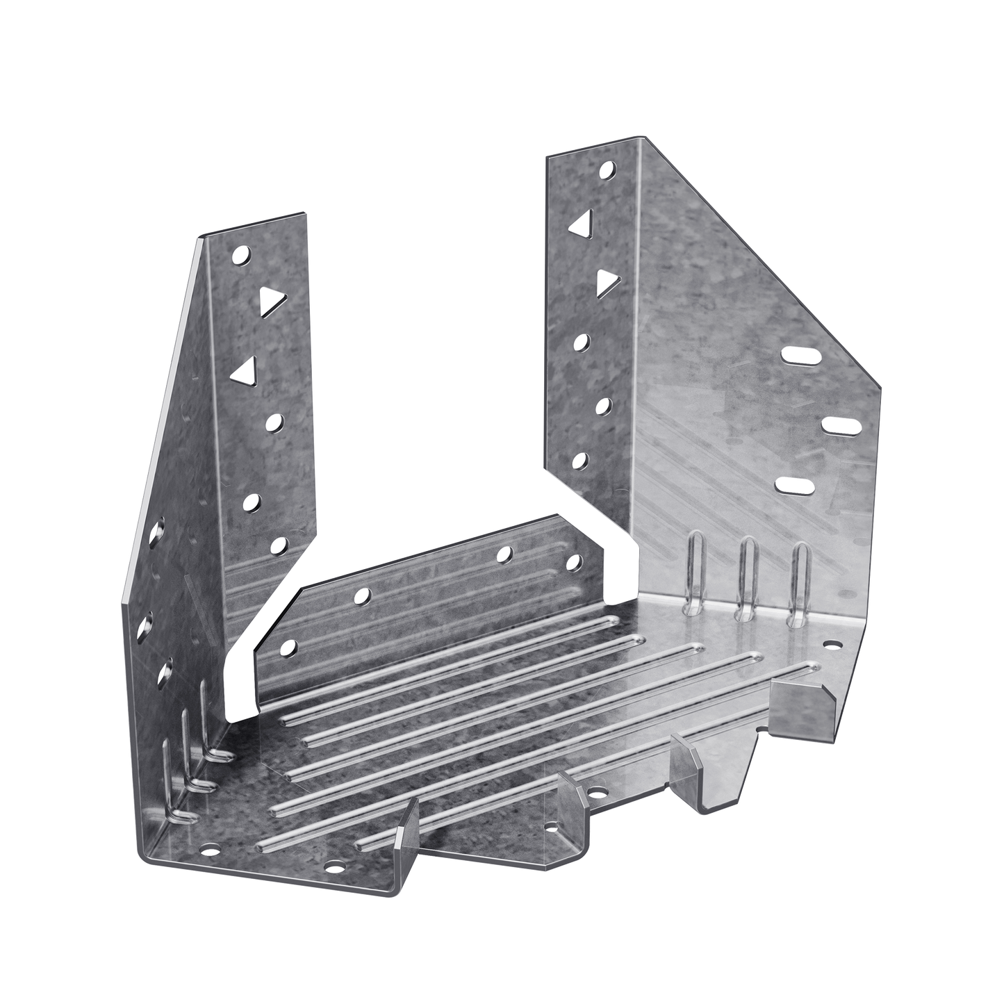 Simpson Strong-Tie MTHMQ-2-SDS3 MTHMQ-2 6-3/8 in. Galvanized Multiple Truss Hanger with Strong-Drive® SDS Screws