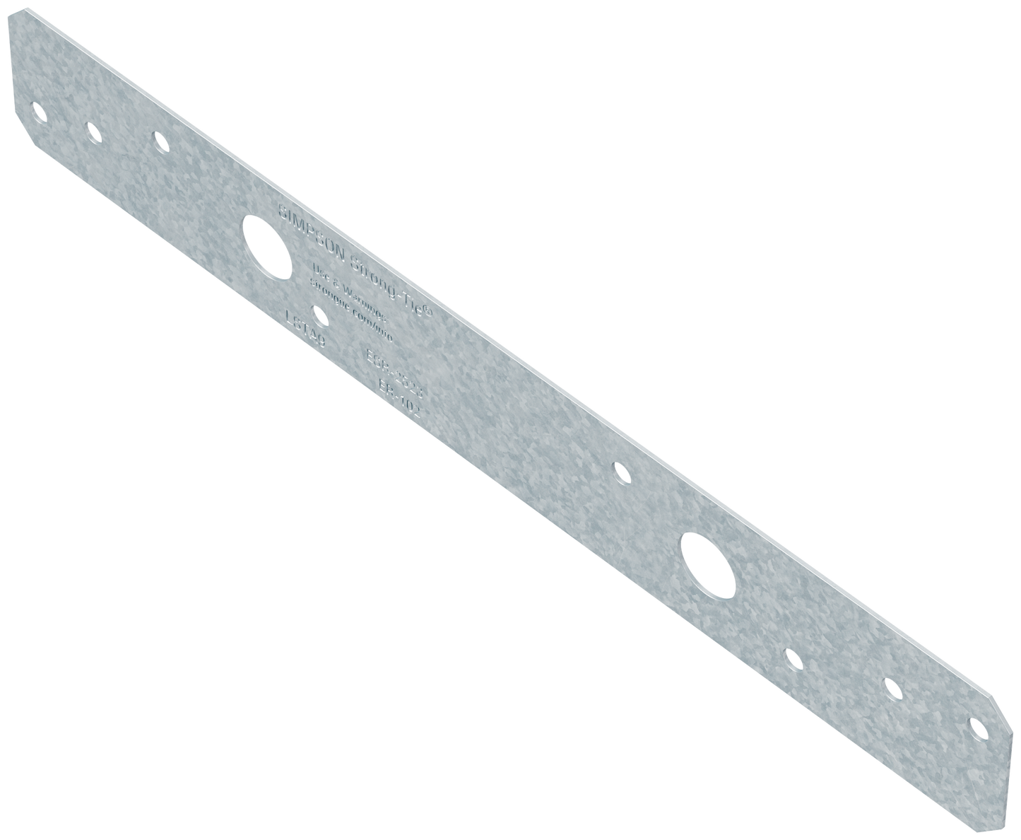 Simpson Strong-Tie LSTA9 LSTA 1-1/4 in. x 9 in. 20-Gauge Galvanized Strap Tie (Pack of 18200)