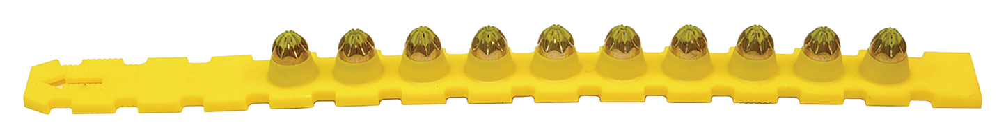 Simpson Strong-Tie P27SL4 P27SL 0.27-Caliber Plastic, 10-Shot Strip Loads, Yellow (100-Qty) (Pack of 100)