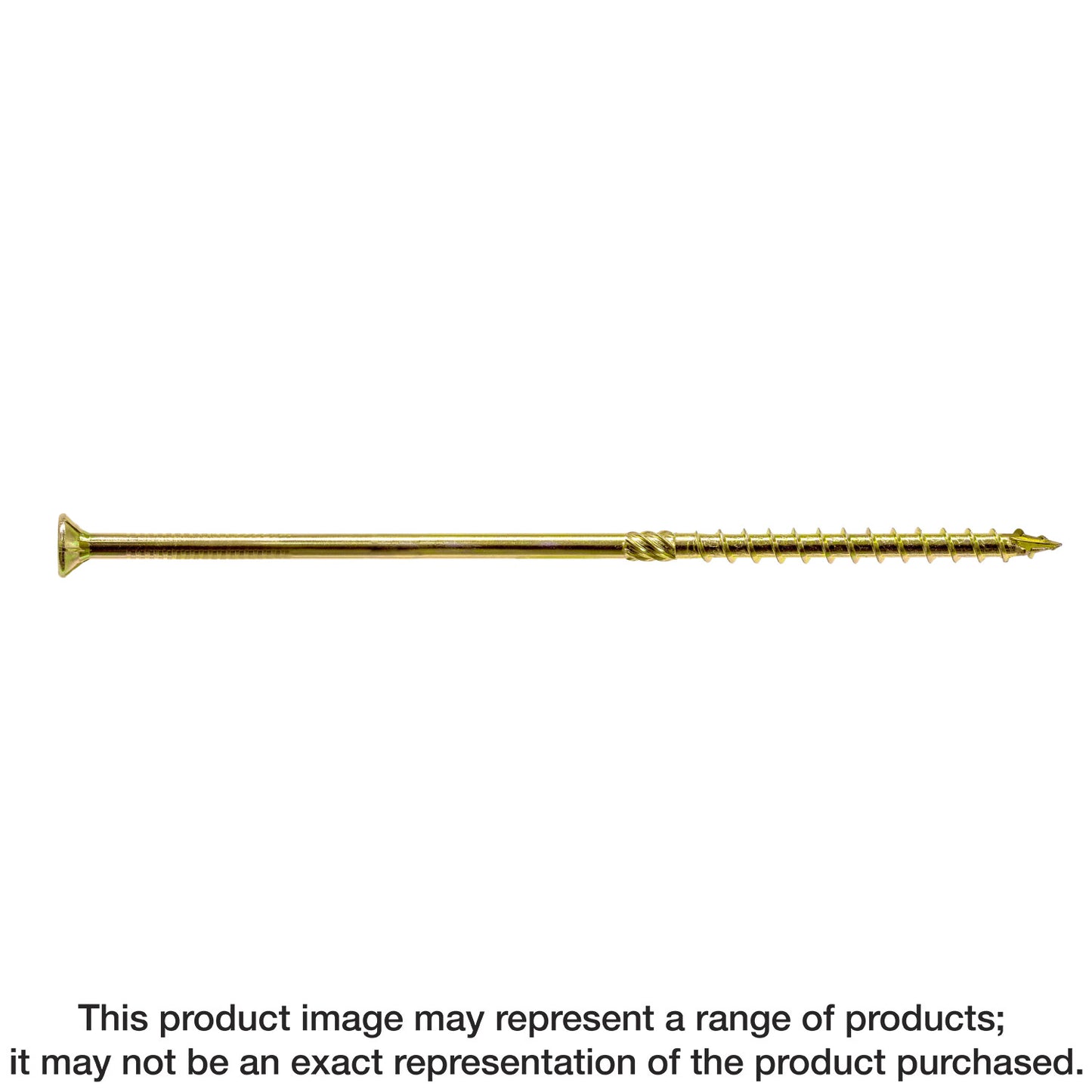 Simpson Strong-Tie SDCP22858 Strong-Drive® SDCP TIMBER-CP Screw — 0.315-in. x 8-5/8-in. T40, Yellow Zinc (250-Qty)