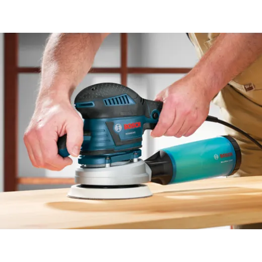 BOSCH SR5R000 6 pc. Assortment 5 In. 8 Hole Hook-And-Loop Sanding Discs