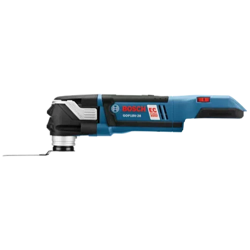 BOSCH GOP18V-28N12 Starlock 18V Cordless Brushless Variable 3-Piece Oscillating Multi-Tool Kit