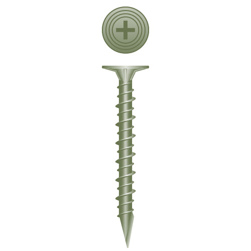 CB815SPN - Strong-Point Phillips Wafer Head w/Nibs, Hi-Low, Spoon Point, Ruspert Coated, 8-15 x 1-5/8, Box of 4,000