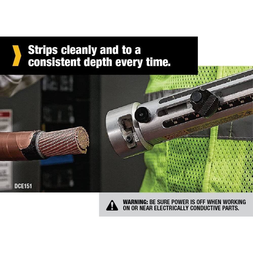 DEWALT DCE151B 20V MAX* XR® Cordless Cable Stripper (Tool Only)