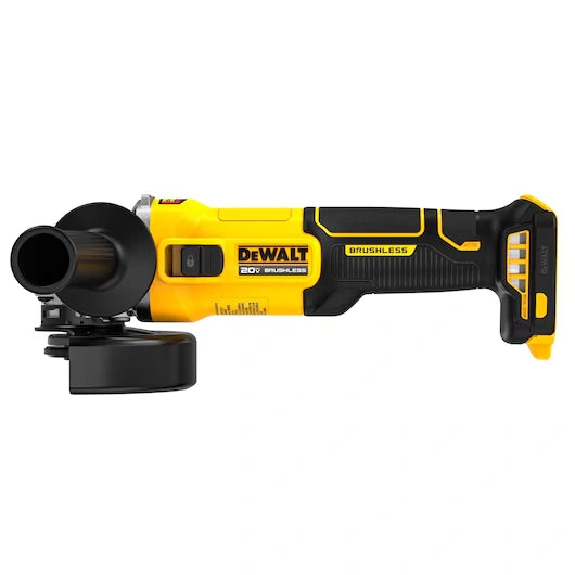 DEWALT DCG407B 20V MAX* Brushless Cordless 4-1/2 in. Slide-Switch Grinder (Tool Only)