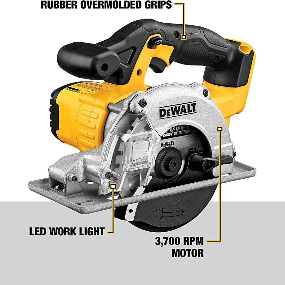 DEWALT DCS373B 20V MAX* Lithium Ion Metal Cutting Circular Saw (Tool Only)