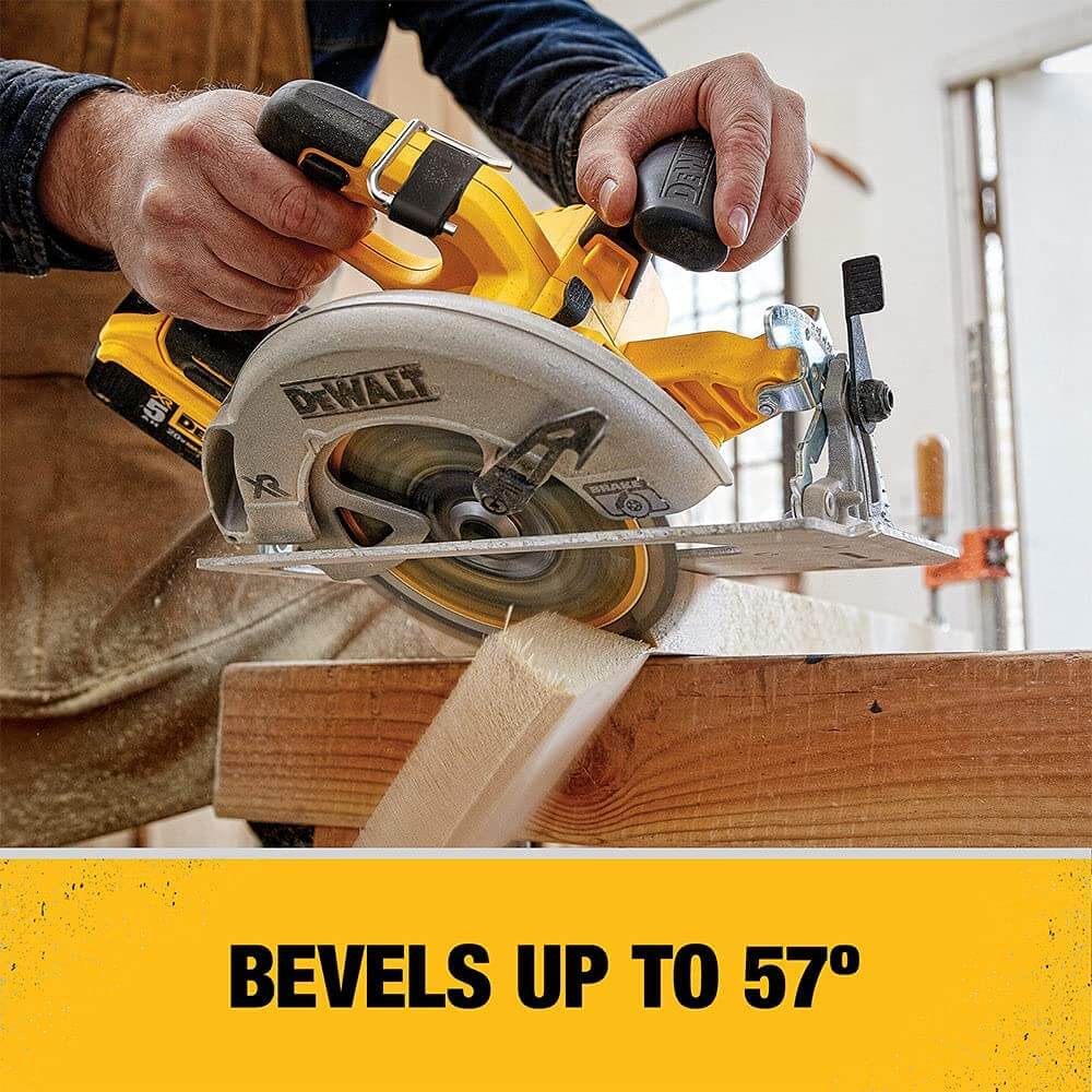 DEWALT DCS570P1 20V MAX* 7-1/4-Inch Cordless Circular Saw with Brake Kit