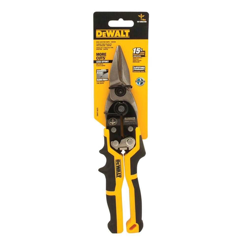 DEWALT DWHT14675 1 in Straight-Cut Aviation Snip