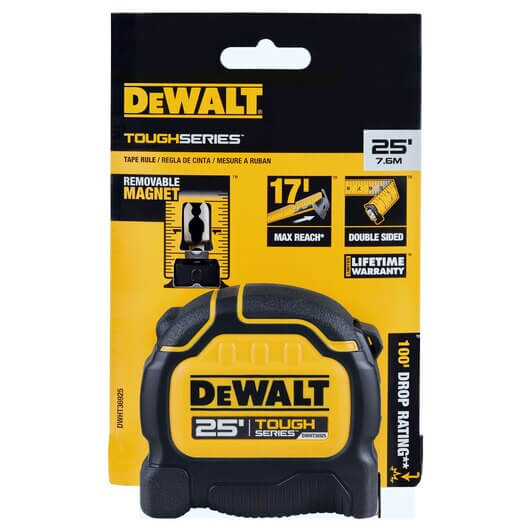 DEWALT DWHT36925S ToughSeries 25 ft Tape Measure