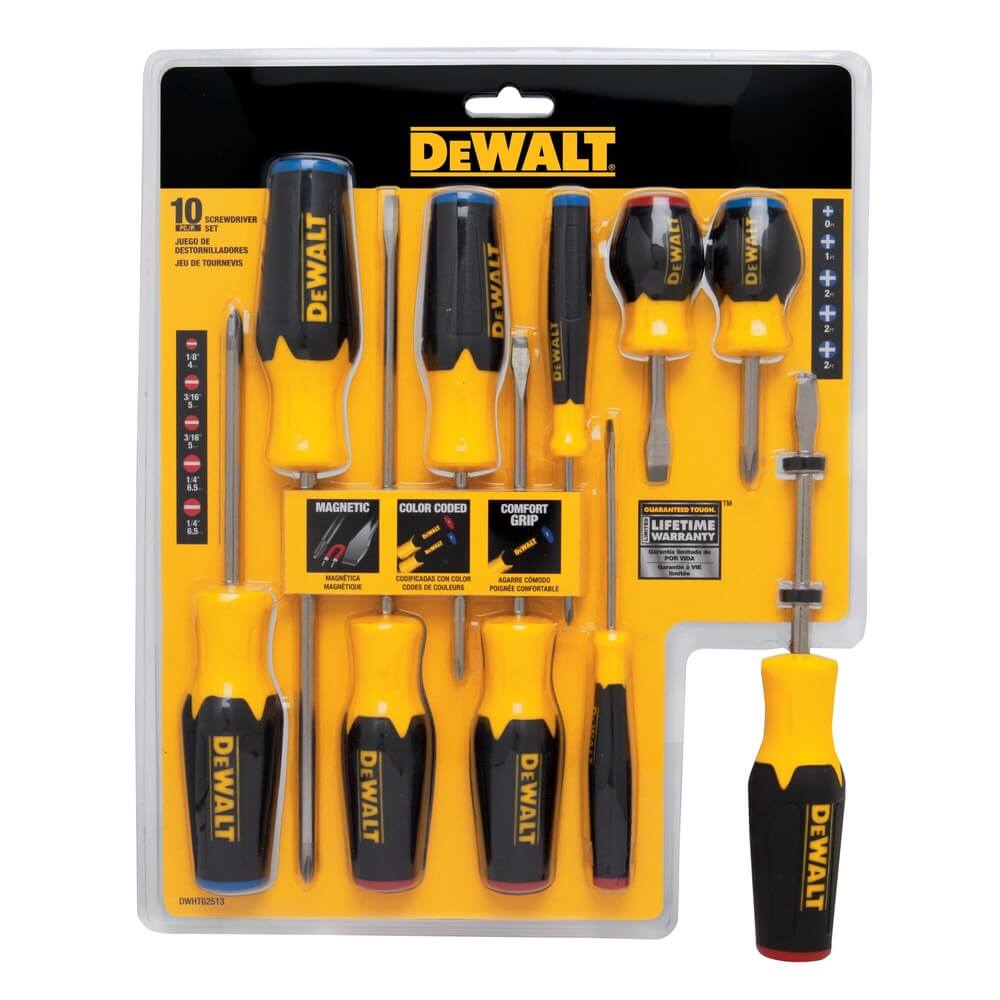 DEWALT DWHT62513 Screwdriver Set (10 pc)