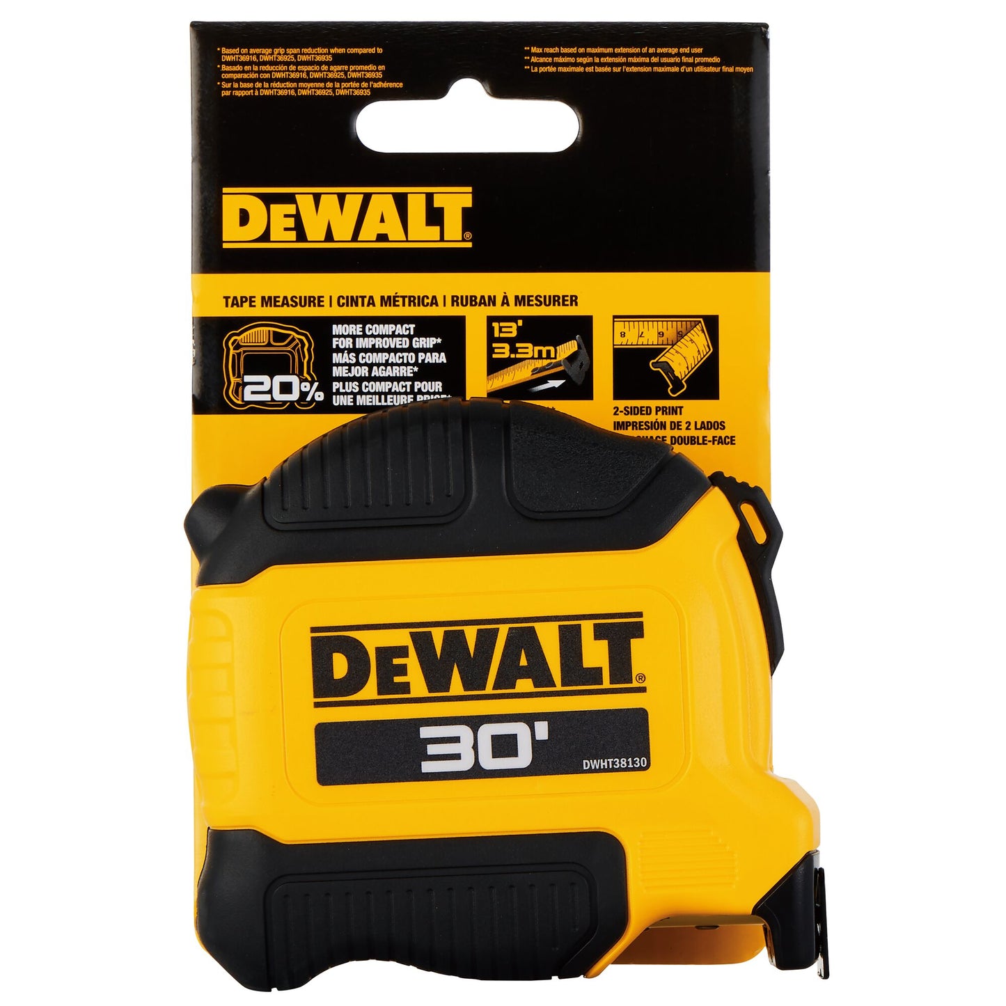 DeWalt DWHT38130S 30' x 1.125" Atomic Measuring Tape
