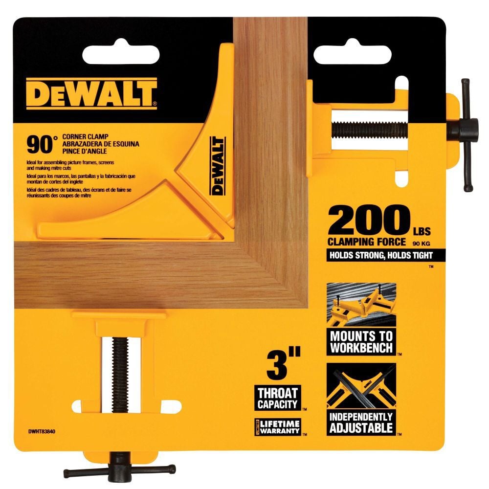 DeWalt DWHT83840 90 Degree Corner Clamp