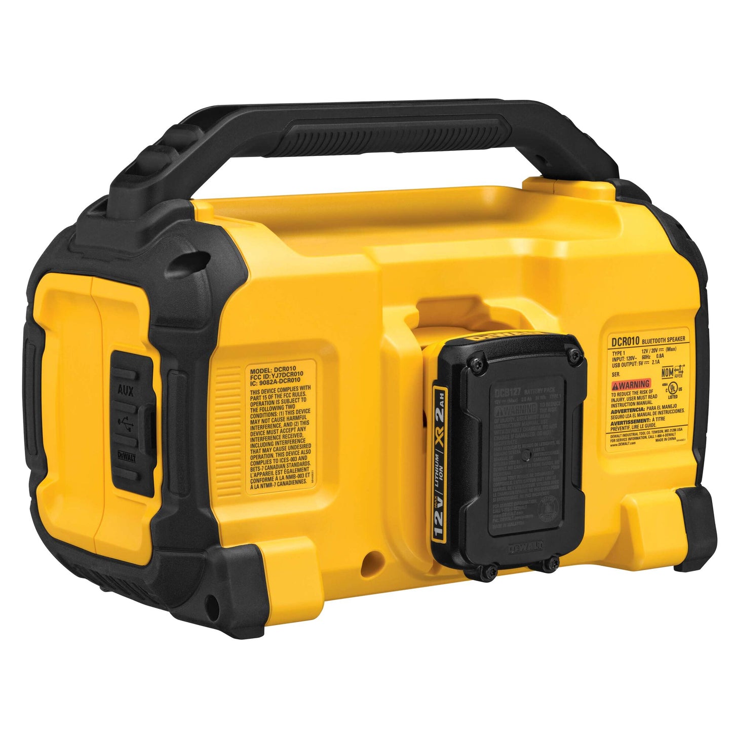 DEWALT DCR010 12V/20V MAX* Jobsite Bluetooth® Speaker