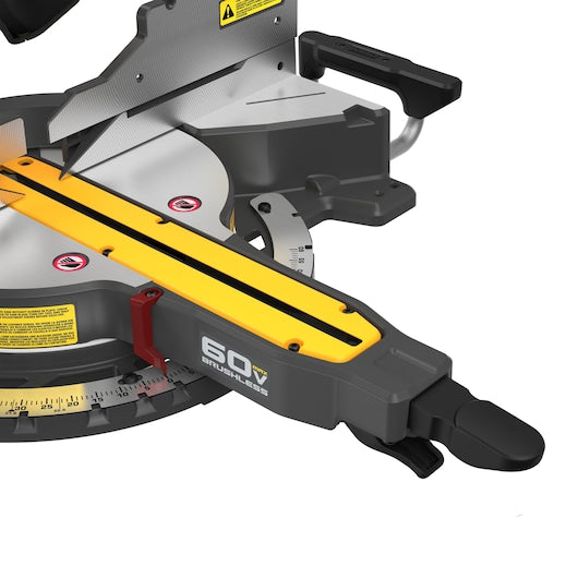 DEWALT DCS781B 60V MAX* Brushless Cordless 12 in. Double Bevel Sliding Miter Saw (Tool Only)