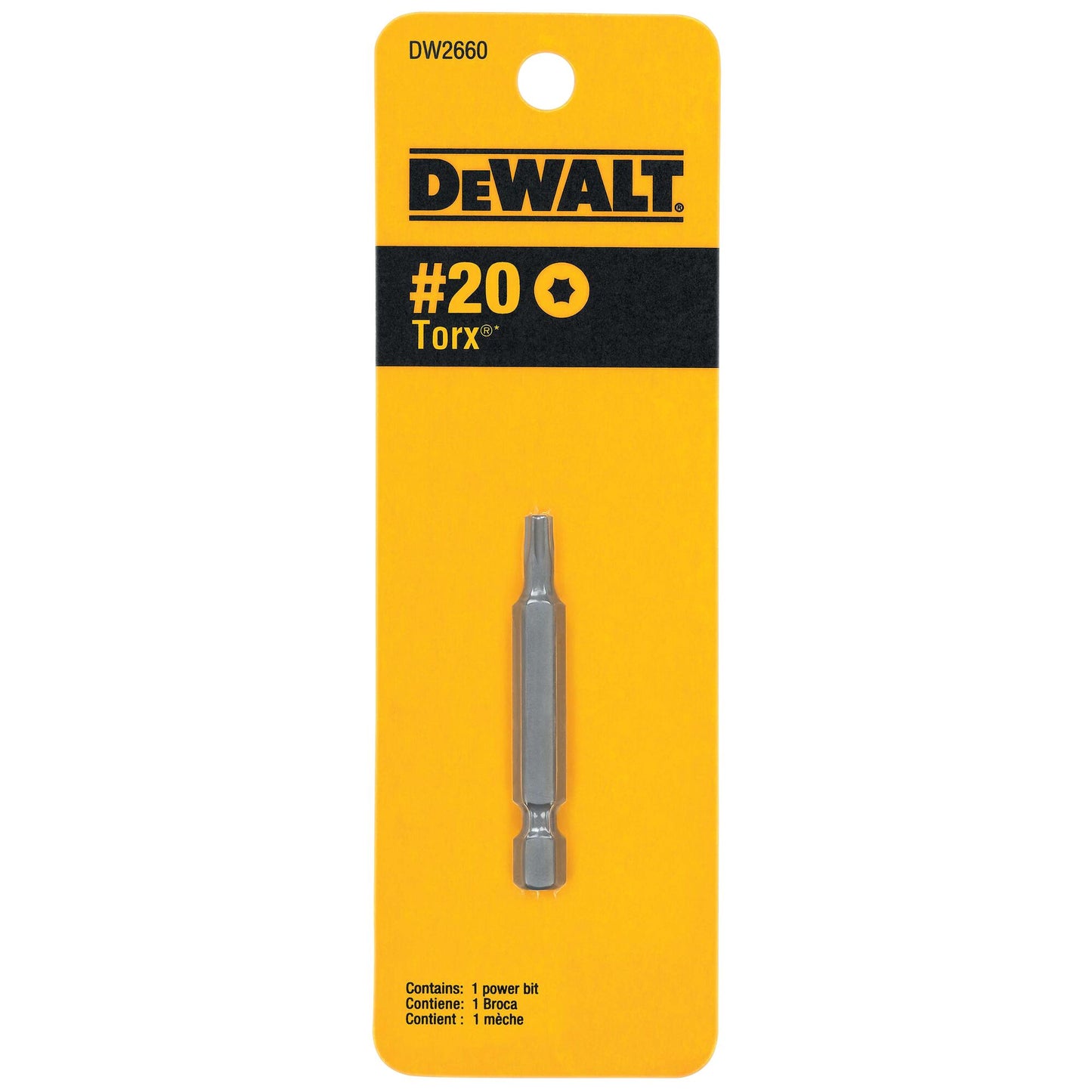 DeWalt DW2213 Z 3 Square Recess Power Bt