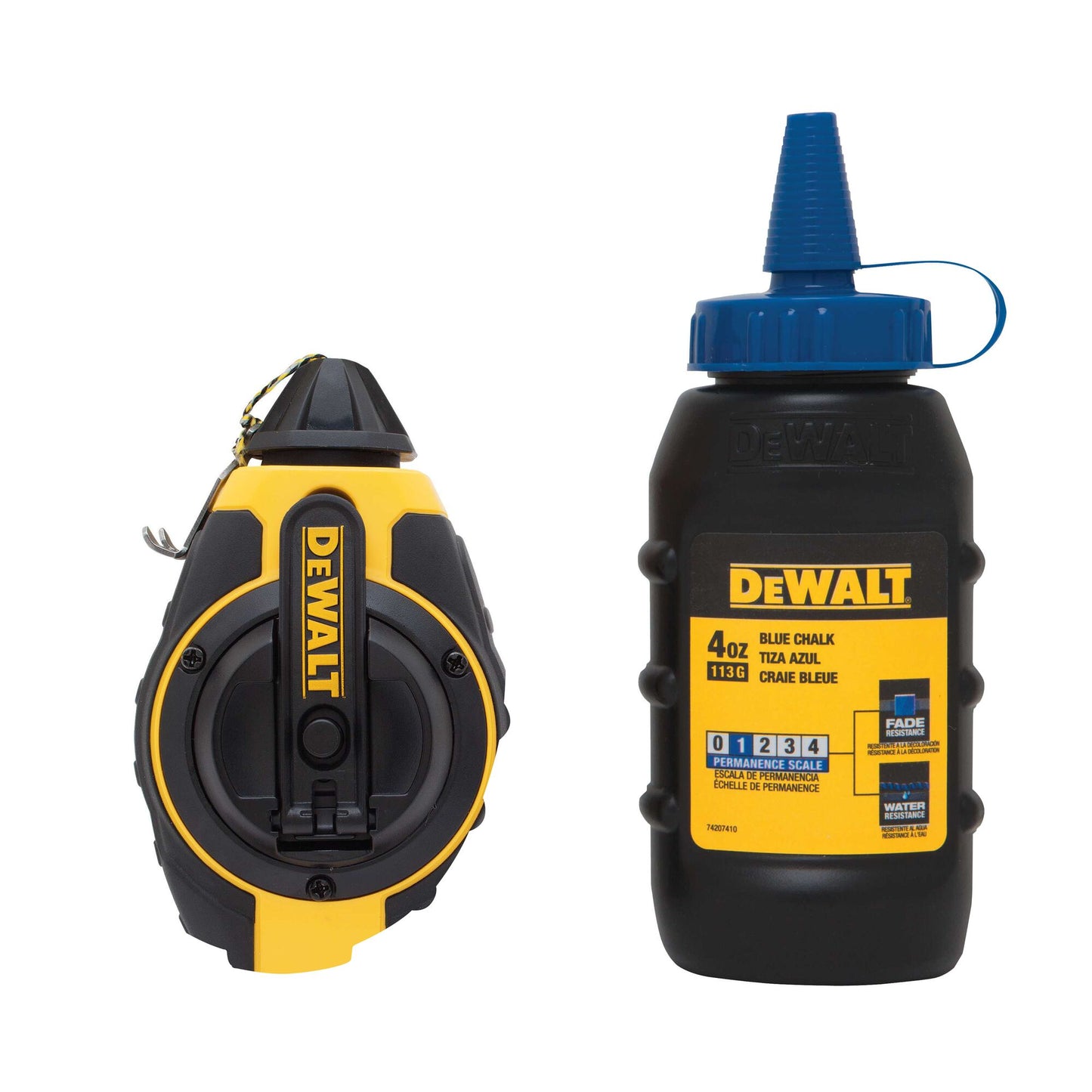 DeWalt DWHT47373L 3:1 Chalk Reel 30m/100ft with Blue Chalk