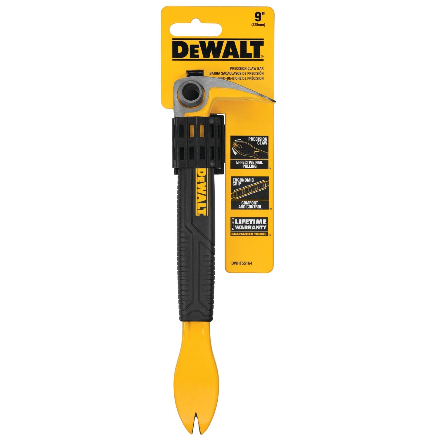DeWalt DWHT55164 9" Claw Bar w/ Grip