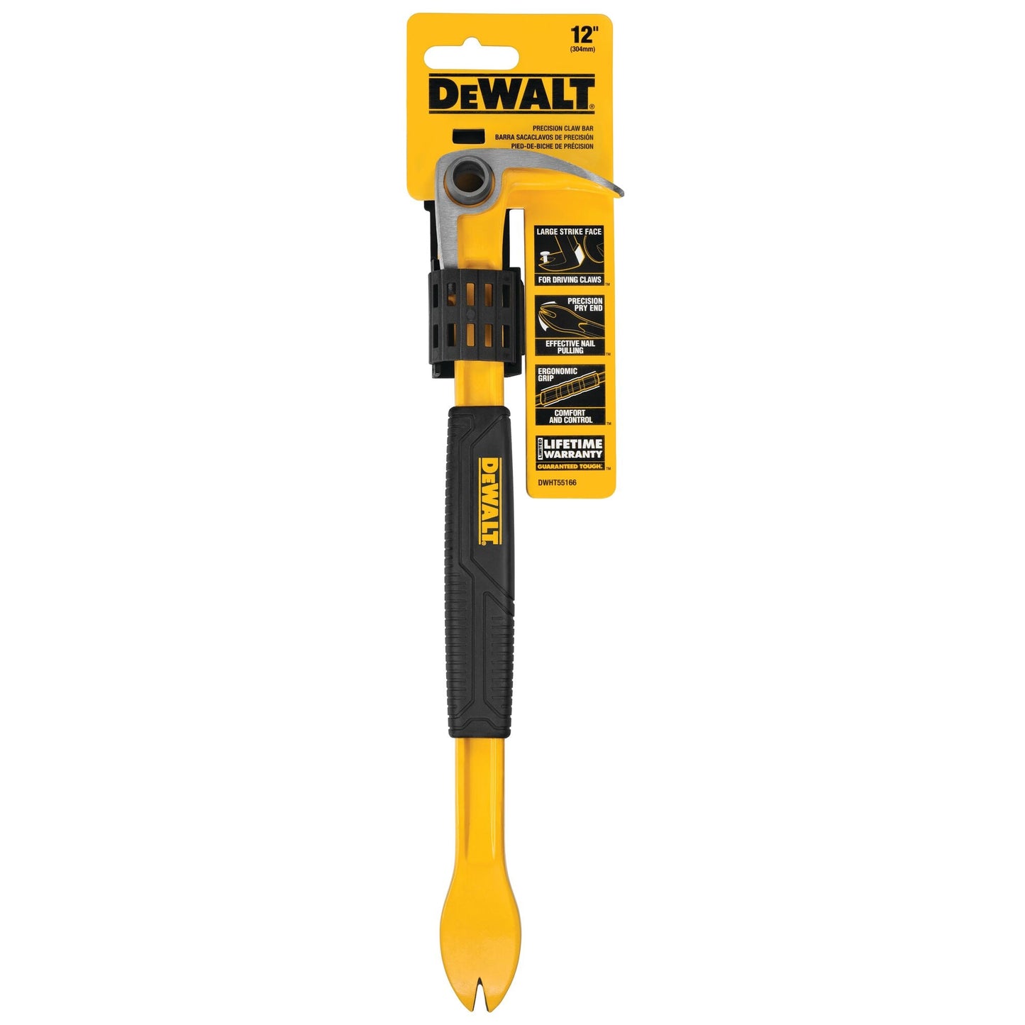 DeWalt DWHT55166 12" Claw Bar w/ Grip