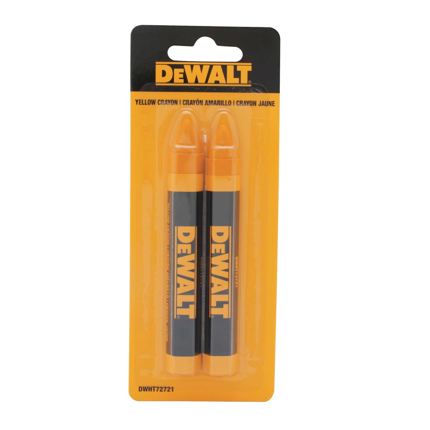 DeWalt DWHT72721 Yellow Lumber Crayon