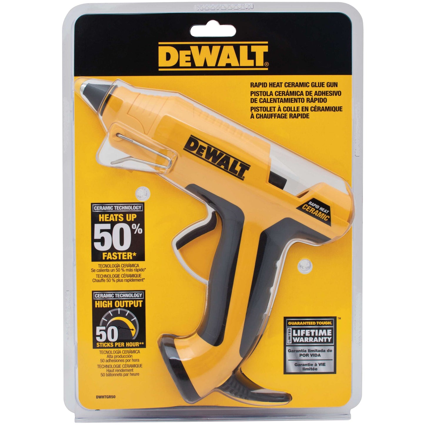 DeWalt DWHTGR50 Rapid Heat Ceramic Glue Gun