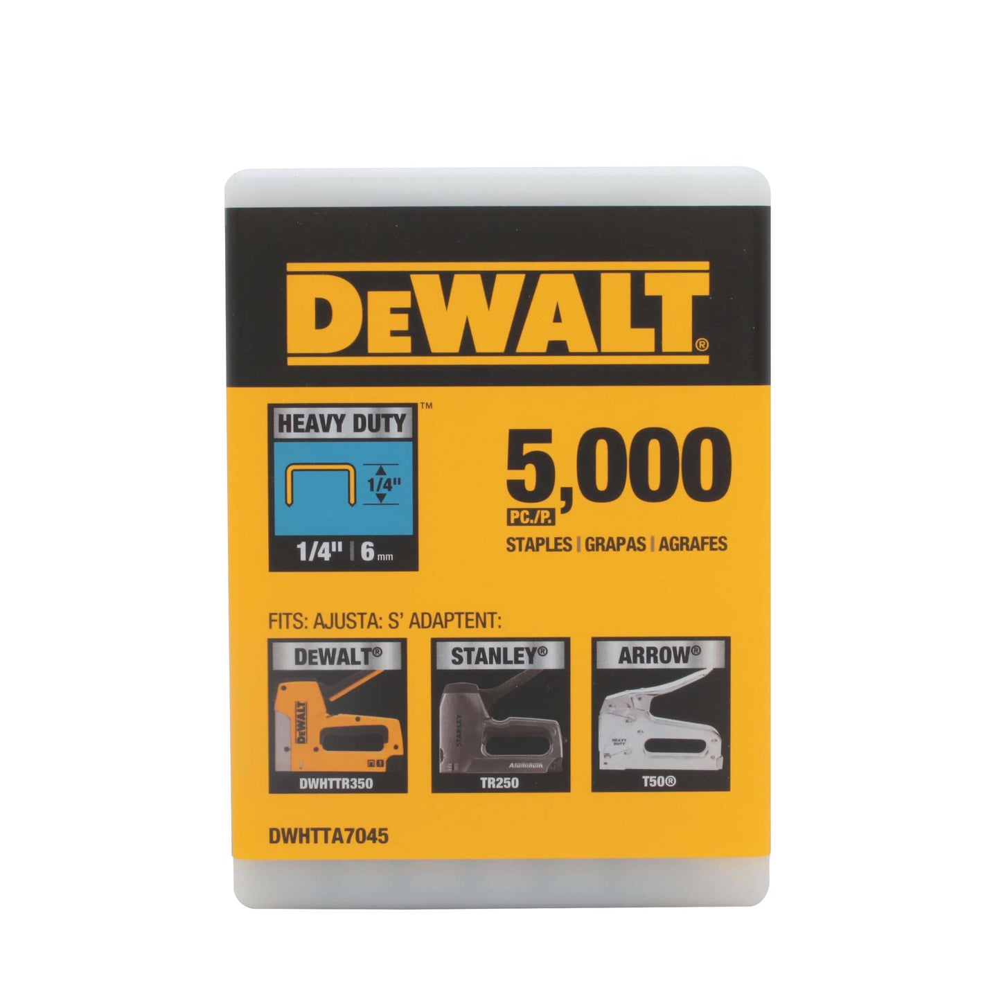 DeWalt DWHTTA7045 DW Staples 1/4" HD 5C