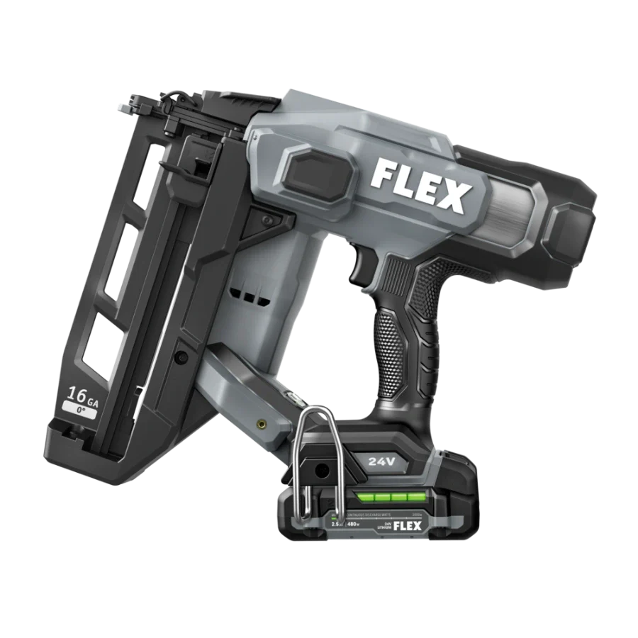 FLEX FX4321-1A 16Ga Straight Nailer Kit (1x2.5Ah Battery+160W Charger)