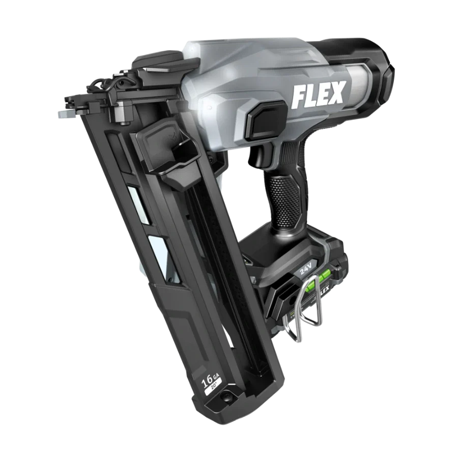 FLEX FX4321A-1A 16Ga Angled Nailer Kit (1x2.5Ah Battery+160W Charger)