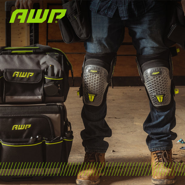 AWP L-22387-V5 Gel Pro Comfort Hinge Knee Pads