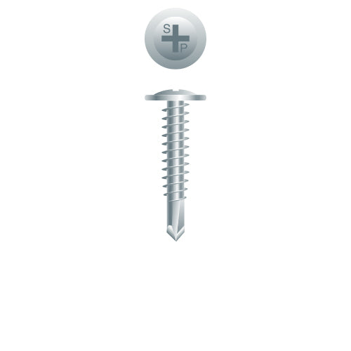 M106Z - Strong-Point Phillips Modified Truss (R/W) Head, Zinc Plated, 10-16 x 3/4, #3 Point, Box of 7,000