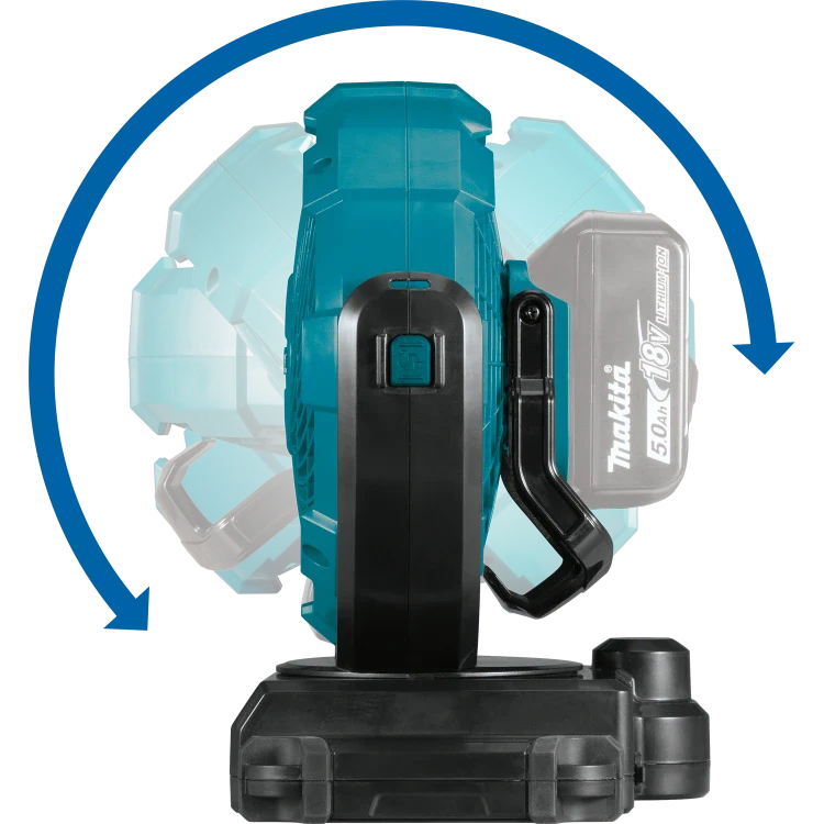 Makita DCF102Z 18V LXT® Lithium‑Ion Cordless 7‑1/8" Fan, Tool Only