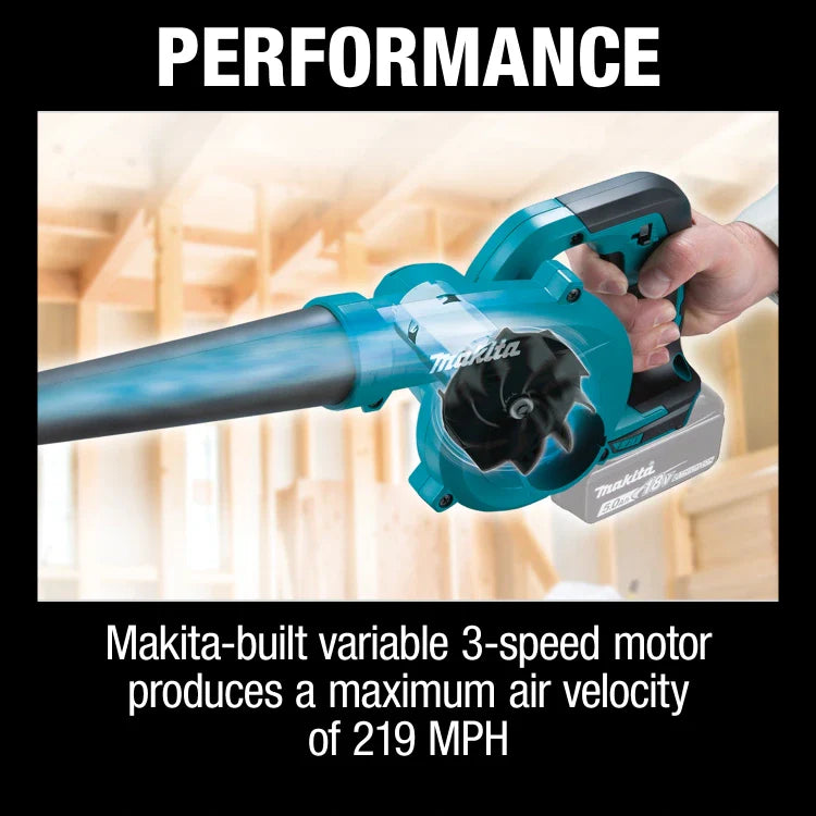 Makita XBU05Z 18V LXT Lithium-Ion Cordless Blower - Bare Tool
