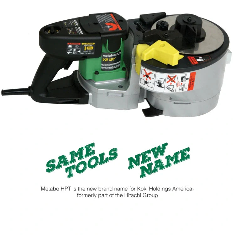 Metabo HPT VB16YM 5/8" Portable Rebar Bender and Cutter