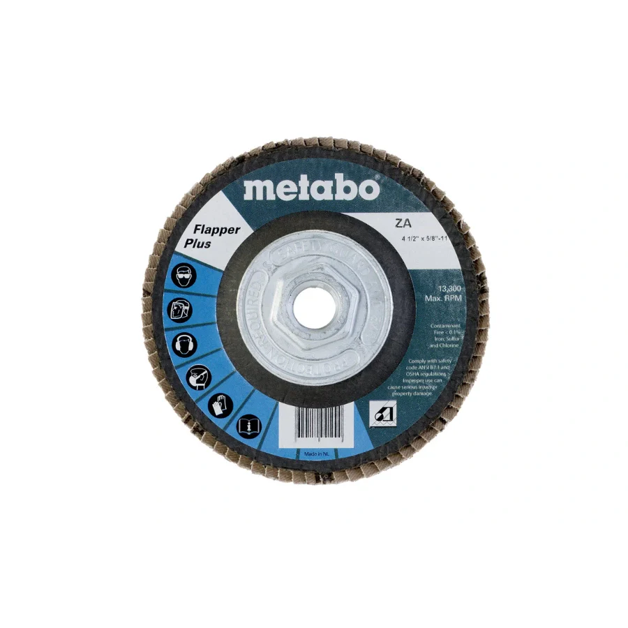 Metabo 629410000 4 1/2" FLAPPER PLUS 60 5/8-11 T29 FIBERGLASS