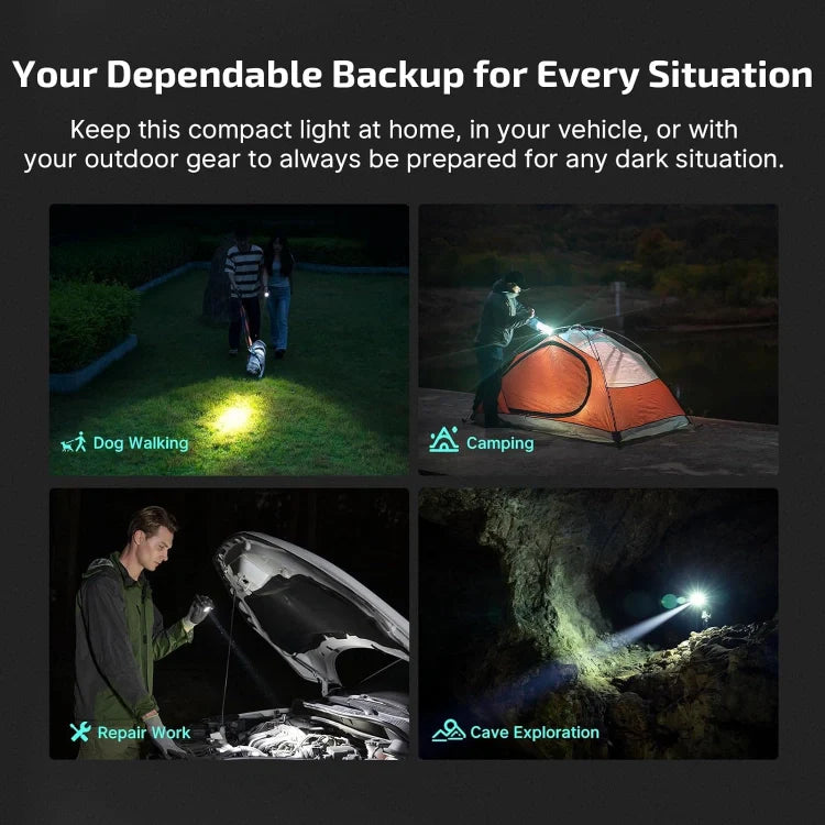 OLIGHT BATONTURBOROADSTER Baton Turbo Compact EDC Flashlight with 510m Long-Range Beam - Roadster