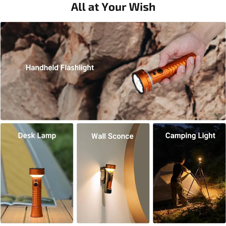 OLIGHT PROWESSORG Prowess Multifunctional with Bidirectional Lighting Flashlight - Orange