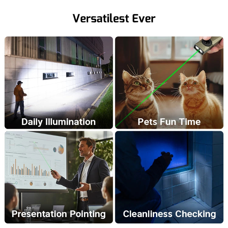 OLIGHT ARKFELDULTRA3ROLGYNW Arkfeld Ultra 3-in-1 EDC Flashlight with O-aluminum Material Color - Olive Grey NW(4000K~5000K)