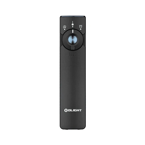 OLIGHT ARKFELDPRO3RBKCWV3 Arkfeld Pro Flat EDC Flashlight with LED Light UV and Laser