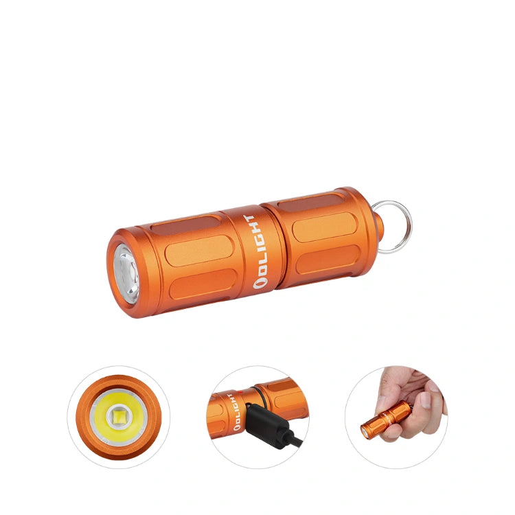 OLIGHT I1R2PROCOG i1R 2 Pro Keychain Flashlight - Capsule Orange