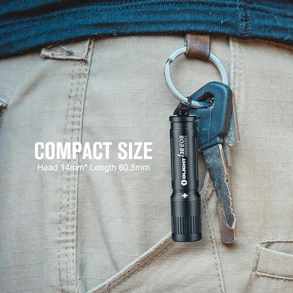 OLIGHT I3EBK i3E EOS Keychain Flashlight