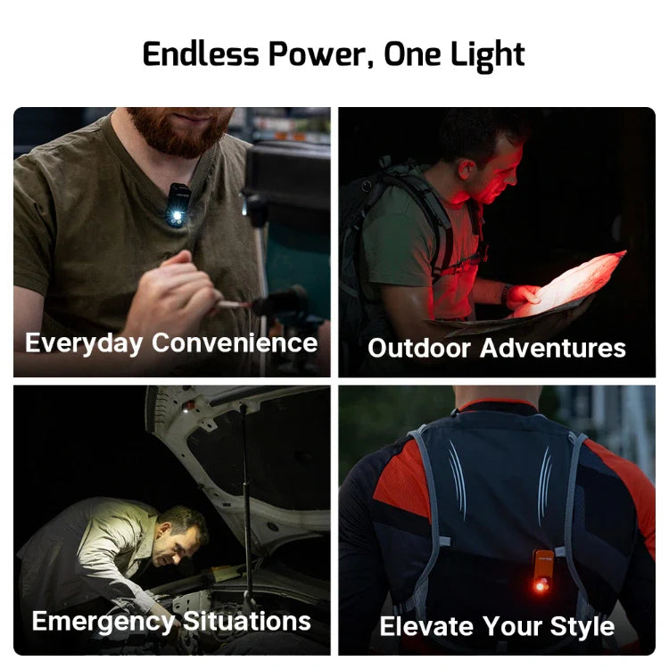 OLIGHT OCLIPPROODGC2M Oclip Pro Clip on Flashlight with Floodlight Spotlight and Red Light - OD Green