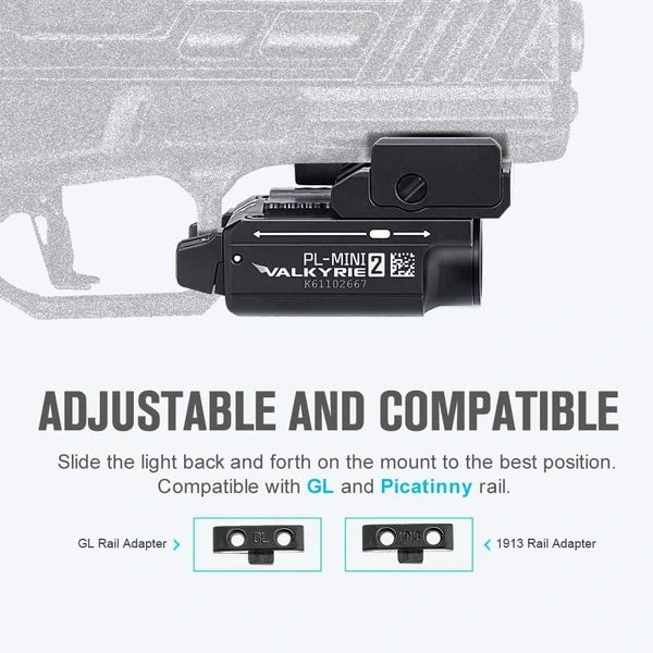 OLIGHT PLMINI2BK PL-MINI 2 Valkyrie Tactical Light