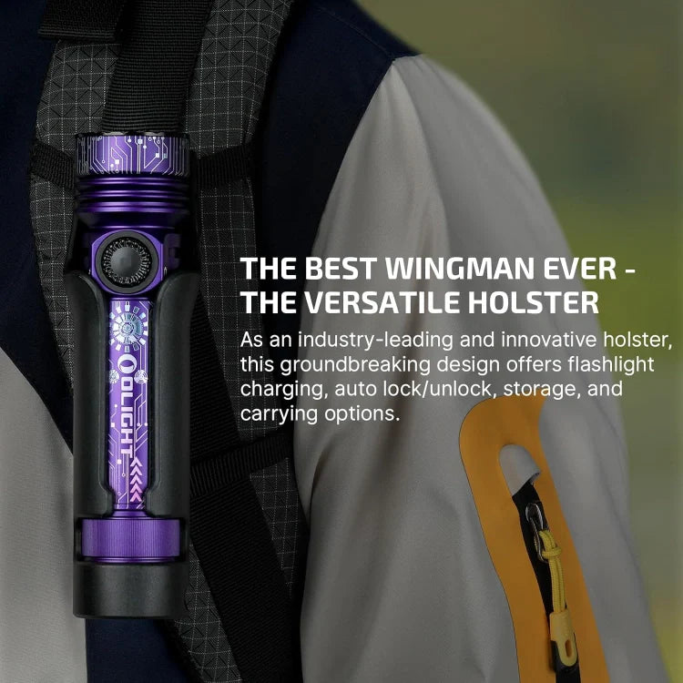 OLIGHT SEEKER4PROVIOLET DIY Bundle Seeker 4 Pro High Power Flashlight Color-Cyber Violet CW(5700~7000K)