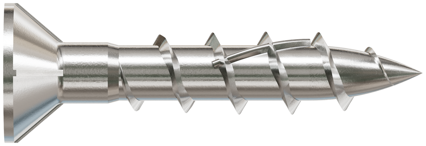 Simpson Strong-Tie S10100WP1 Deck-Drive™ DWP WOOD SS Screw — #10 x 1 in. T25, Flat Head, Type 305 (1 lb.) (Pack of 800)