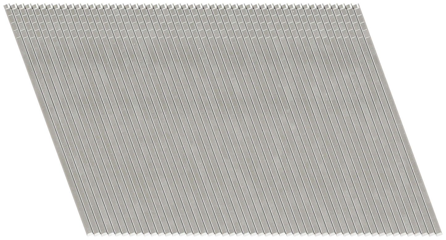 Simpson Strong-Tie T16N250PFB 20° Angle, Adhesive Collation, T-Style Head, 16-Gauge Finishing Nail — 2-1/2 in. Type 316 (500-Qty) (Pack of 5)