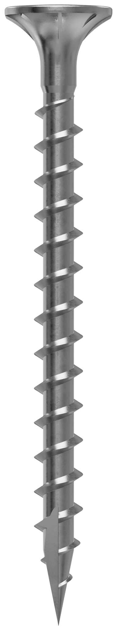 Simpson Strong-Tie T08C225WQ-RP10 Fiber-Cement Screw — #8 x 2-1/4 in. #2 Square Wafer-Head, Type 316 (10-Qty)